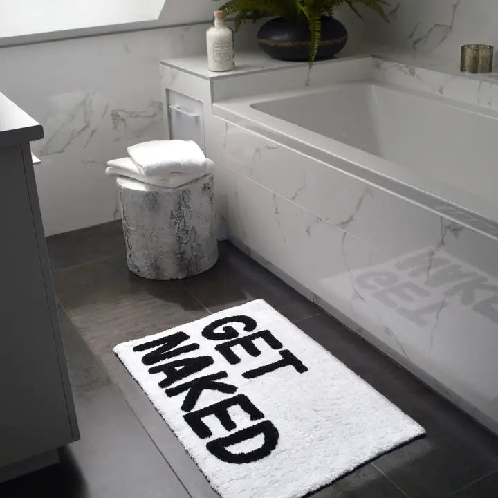 Valentinlife Wholesale Get Naked Bath Mat – Non-Slip Slogan Bathroom Rug