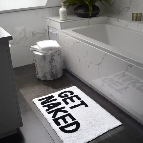 Valentinlife Wholesale Get Naked Bath Mat – Non-Slip Slogan Bathroom Rug